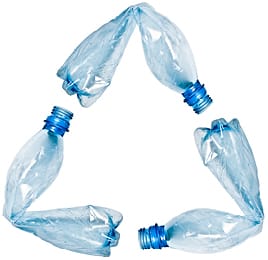 Graphic of plastic bottles